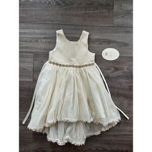 American Princess toddler girl flower girl dress 4t